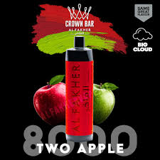 Two Apple 8000 Züge Vape